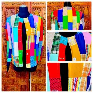 Women’s Vintage Handmade Quilted Patchwork Jacket